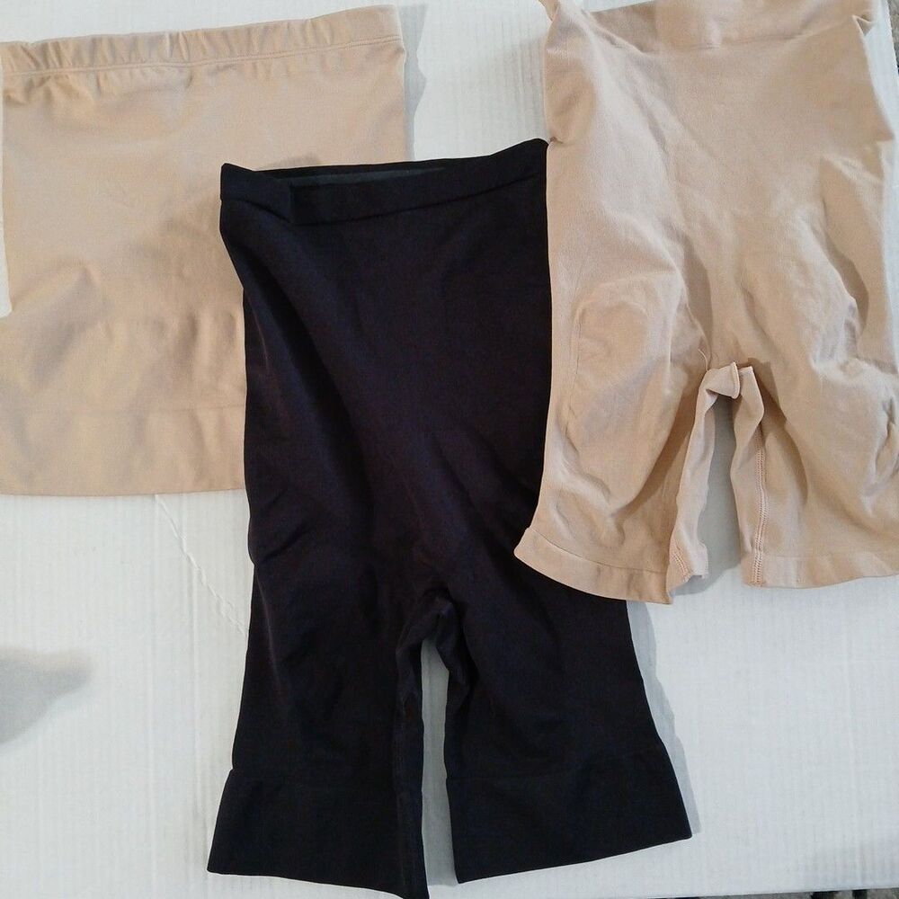 Shapewear  Lot Of  3 Womens M,L, XL New Without Tags Nude And Black
